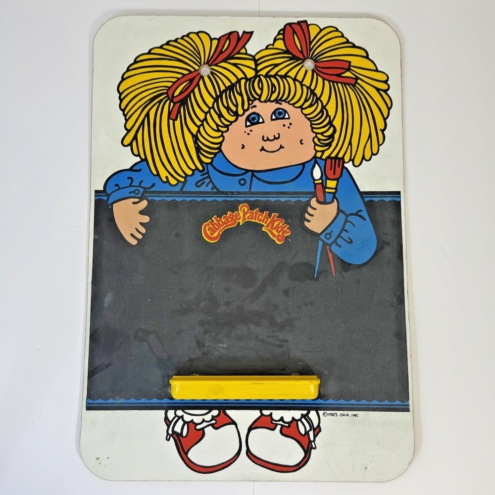 Vintage Original‎ 1983 Cabbage Patch Kids Toy Chalkboard Teacher School